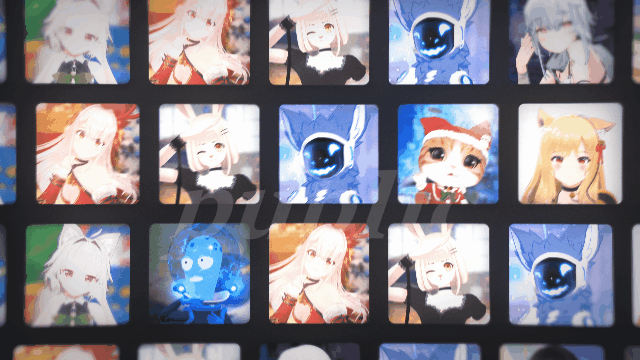 Richly designed pre-made Vtuber avatars