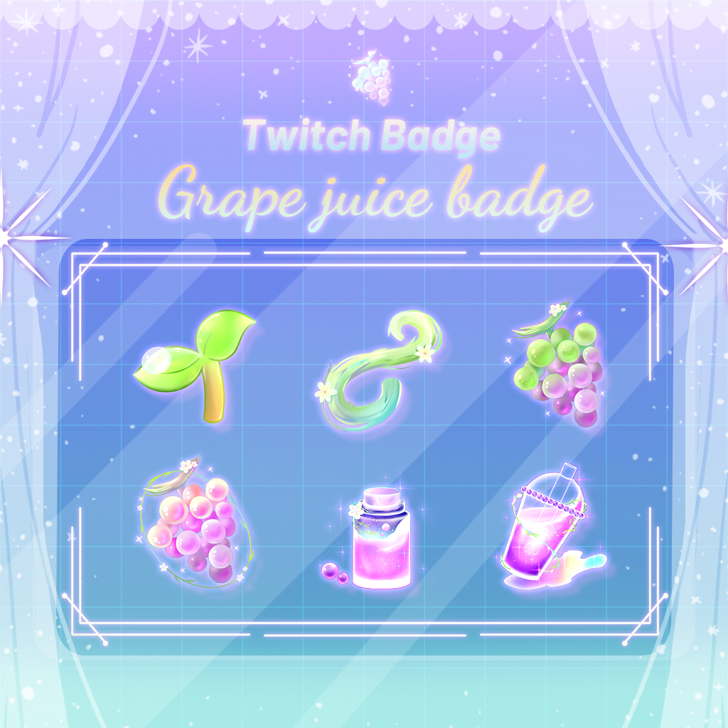 Grape juice - badges