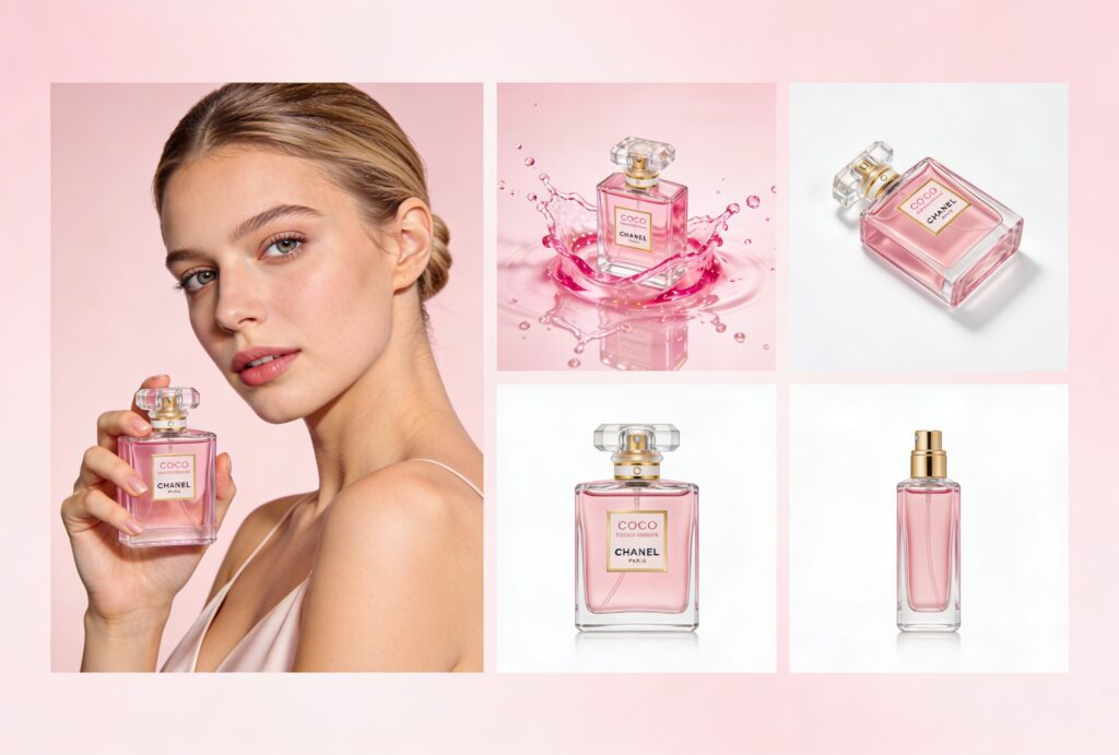 perfume AI photography