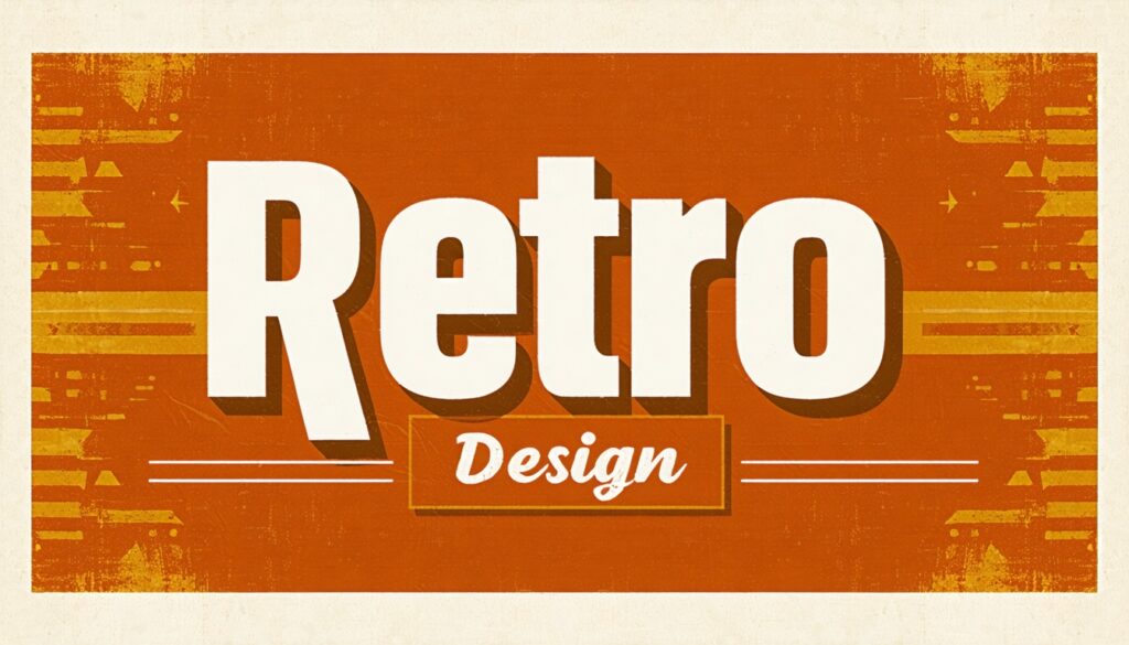 Retro Logo Design Banner