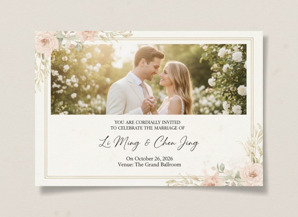 Romantically wedding invitation font