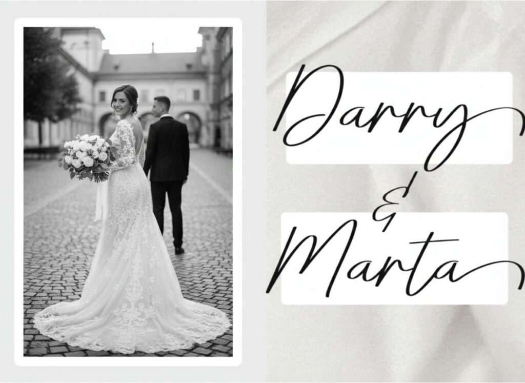 Lovely wedding invitation font