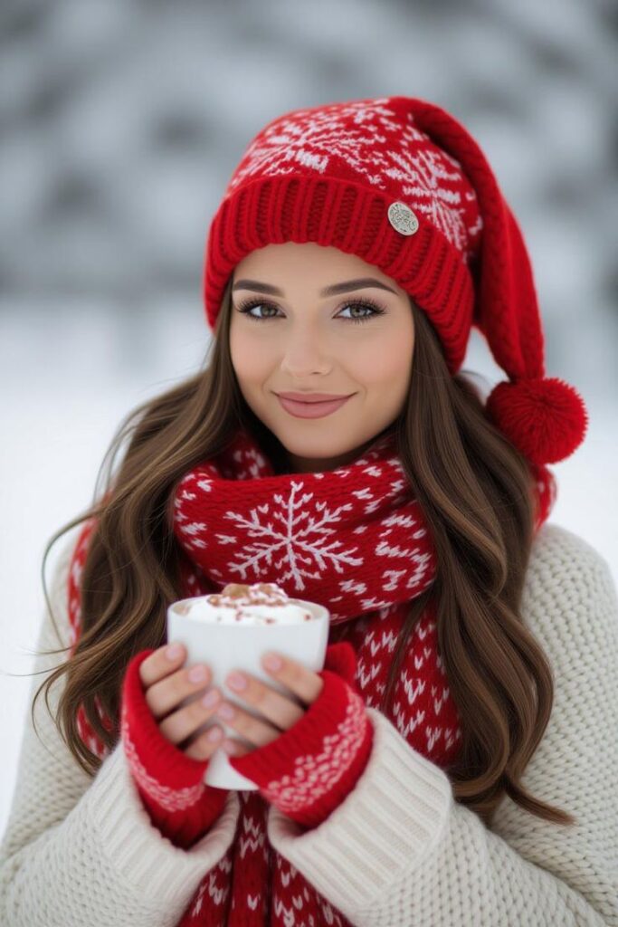 A high-quality image is prepared for custom Santa video