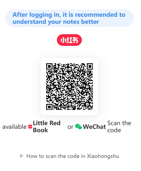 xiaohongshu login with QR code