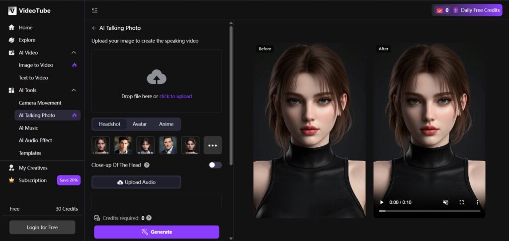 Create Your Own Avatar Talking Video