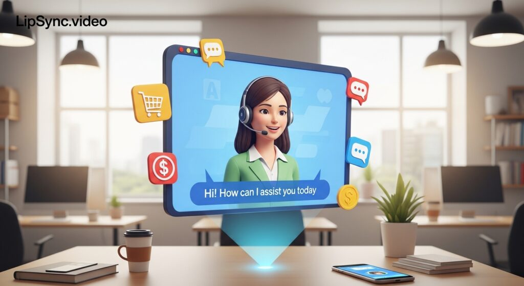 AI Talking Photo Generator,talking head