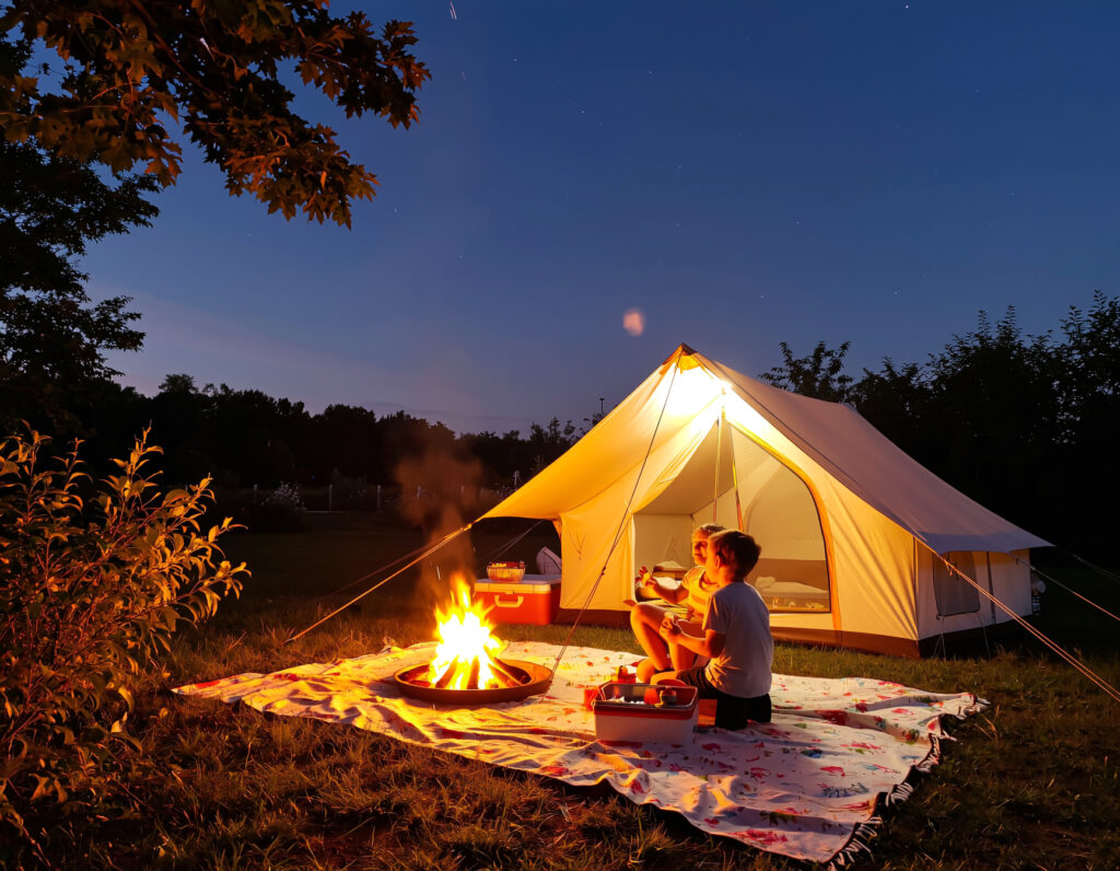 Backyard camp