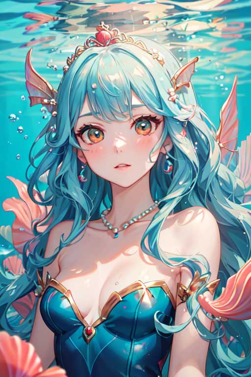 AI Generated Mermaid Girls