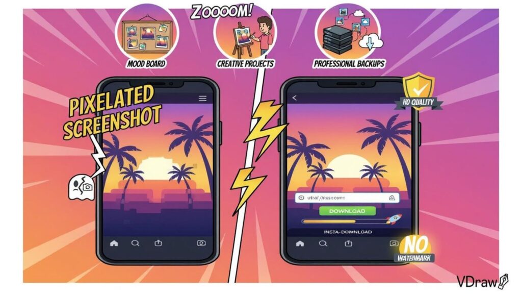 VDraw's professional Instagram Photo Downloader