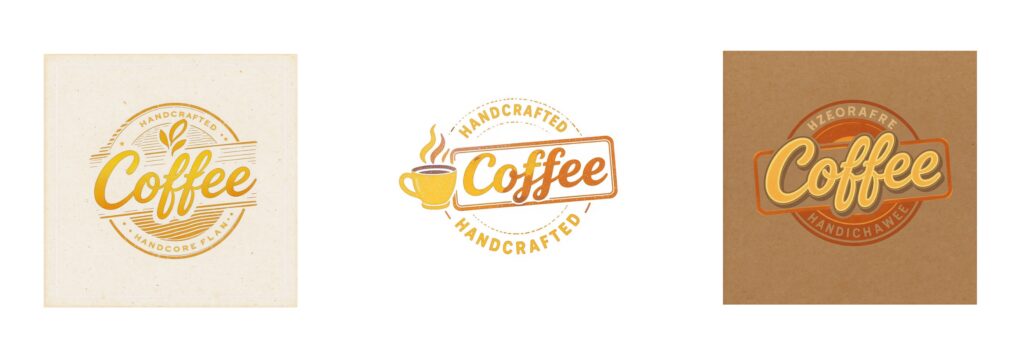 Retro Logo Design for a Coffee Brand