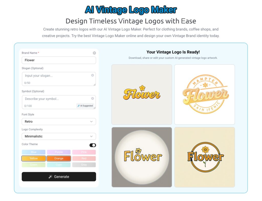 Retro Logo Design