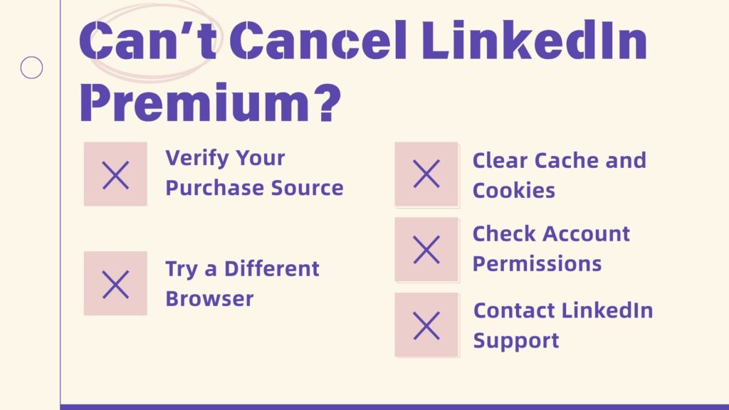 Can’t Cancel LinkedIn Premium?