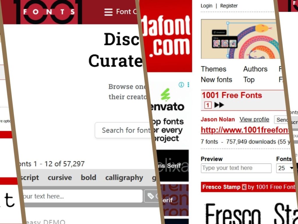 Gothic font of DaFont/1001Fonts