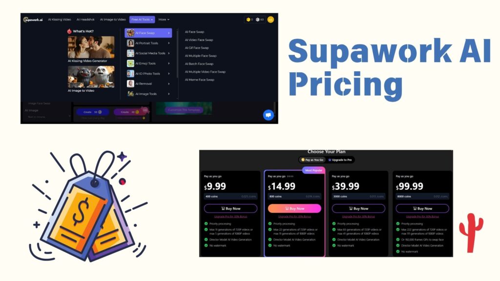 Supawork AI Pricing-MemeClip