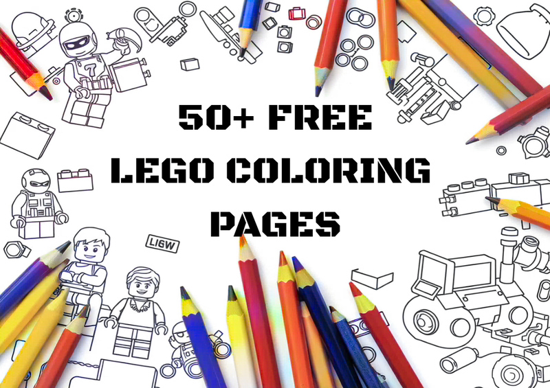 free Lego coloring pages