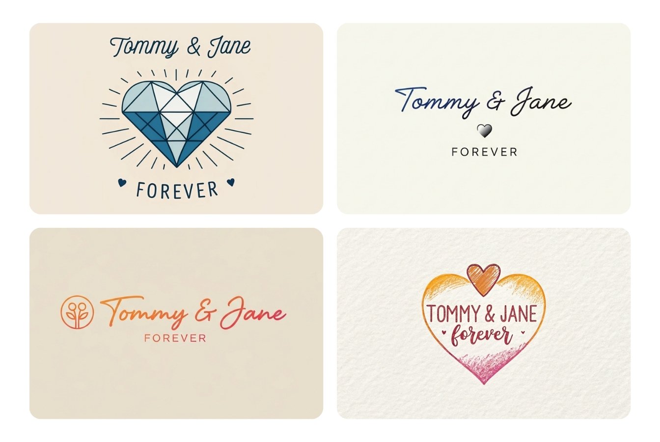 AI wedding logo - 1