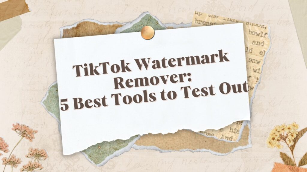 tiktok watermark remover