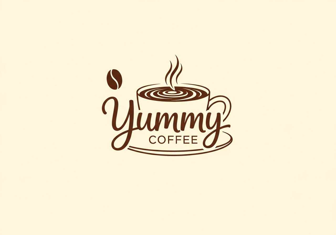 Coffee Shop Calligraphy Logo