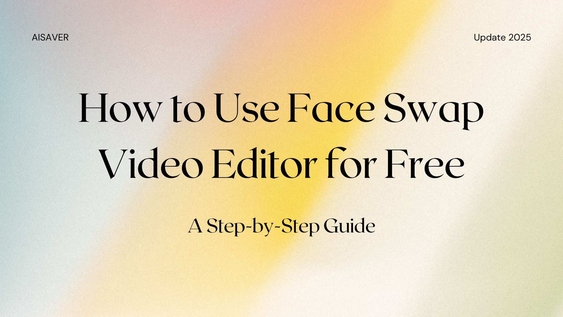 How to Use Face Swap Video Editor for Free