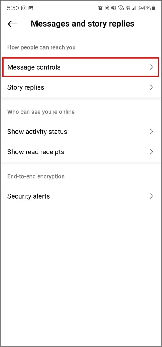 How to Restricting Messages from Unknown Users 