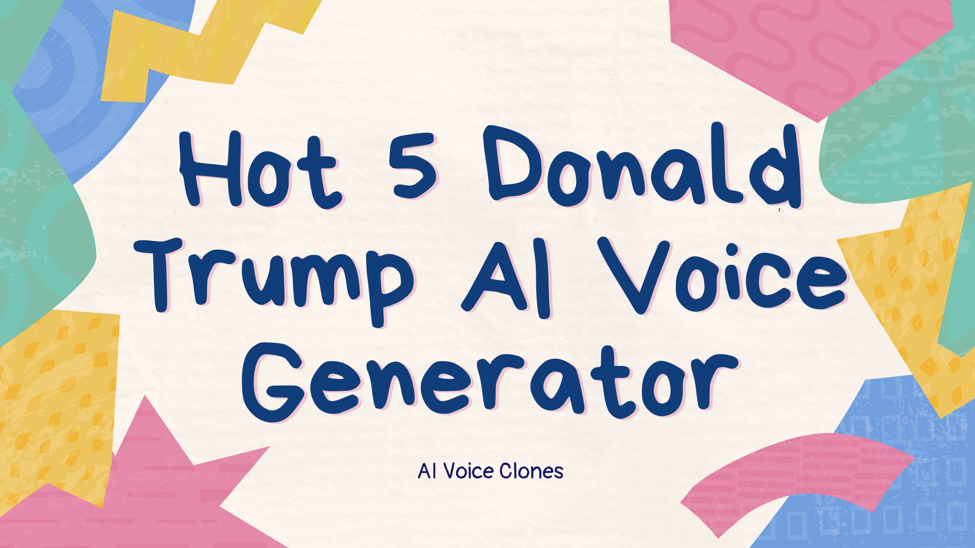 hot 5 donald trump ai voice generator