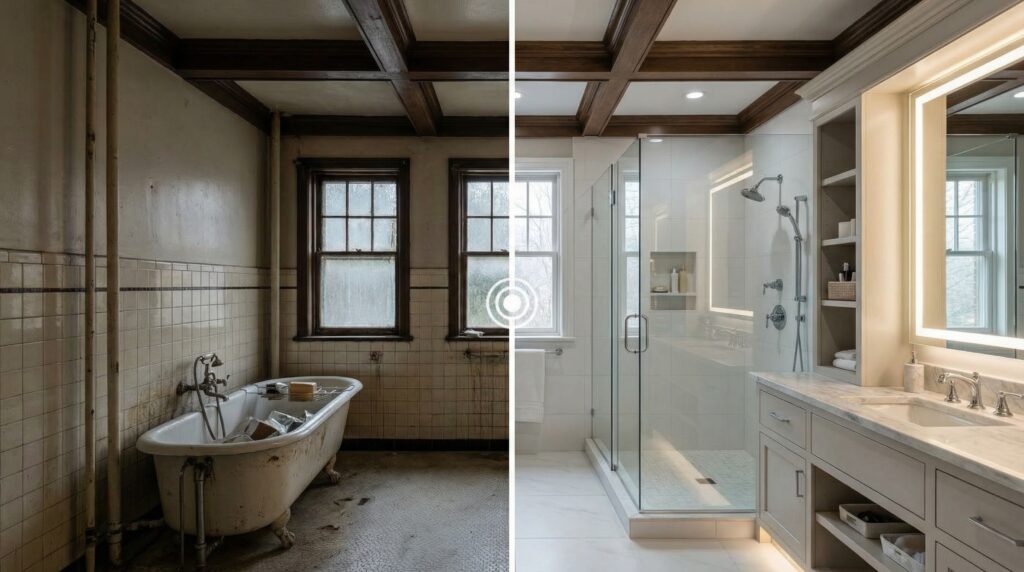 De la inspiración a la acción en los baños modernos: planifica con visión