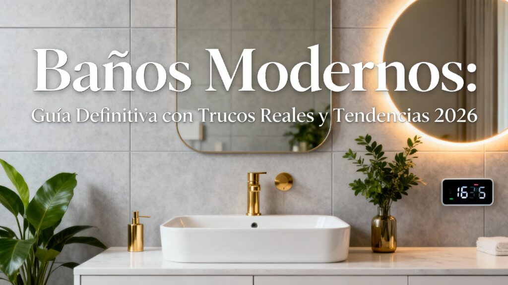 Baños Modernos: Guía Definitiva con Trucos Reales y Tendencias 2026
