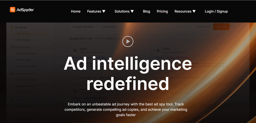 adspyder facebook ad spy