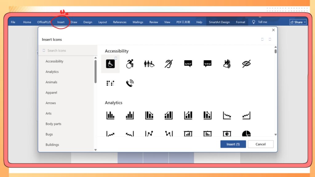 Step 4: Add Charts and Icons