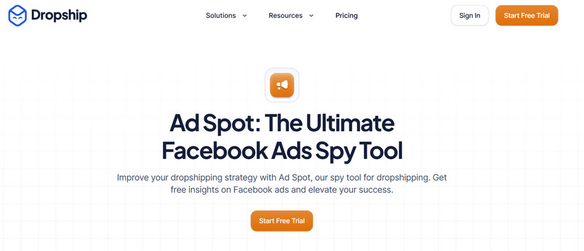 dropship facebook ad spy tool