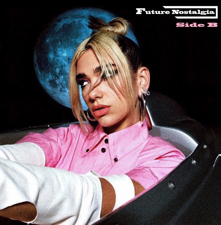 The album cover of Future Nostalgia