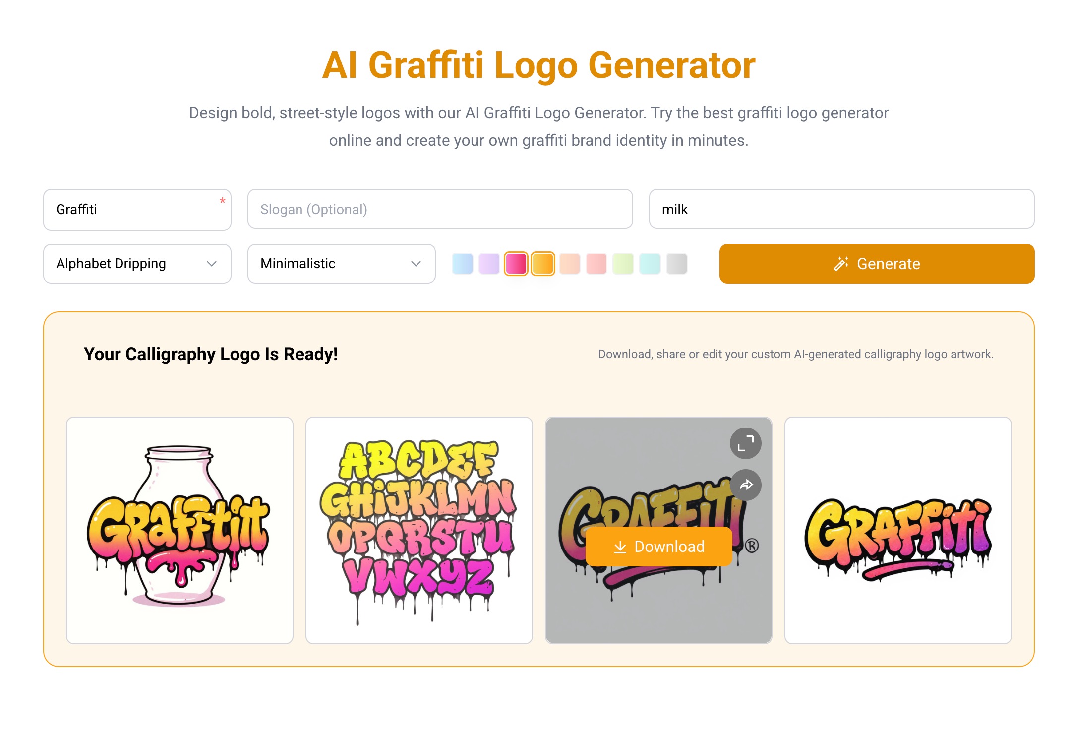 graffiti logo generator