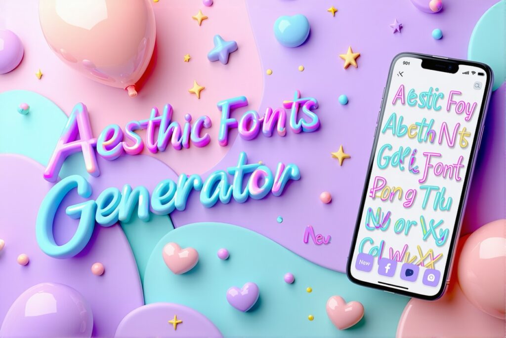Aesthetic Fonts Generator Image