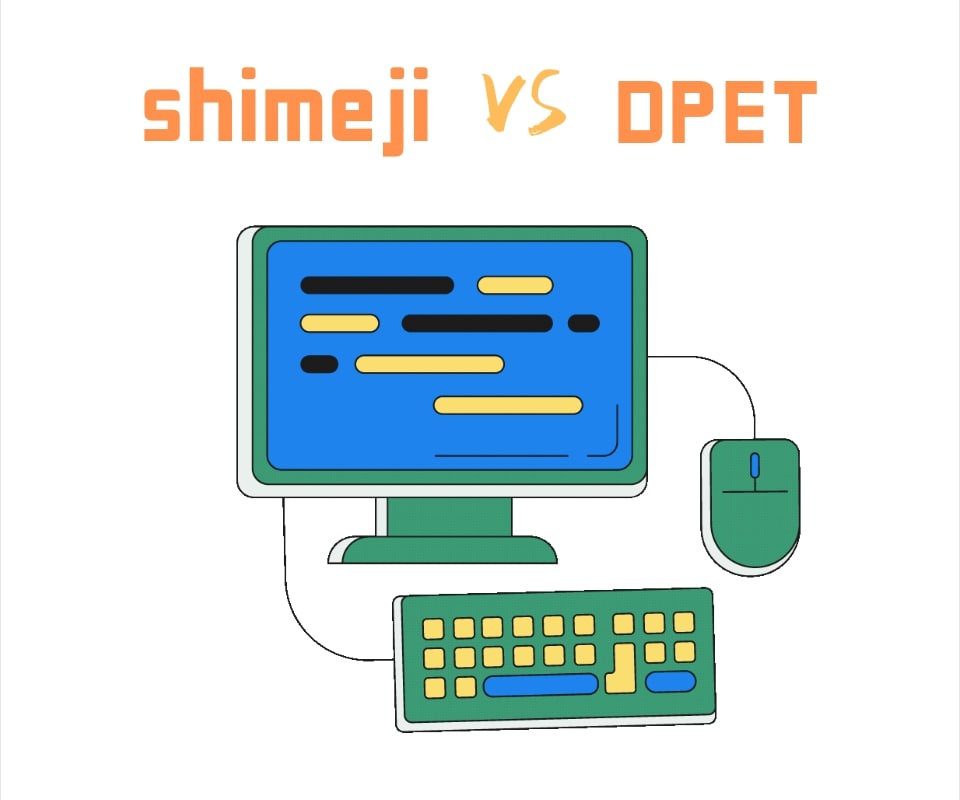 shimeji app vs DPET