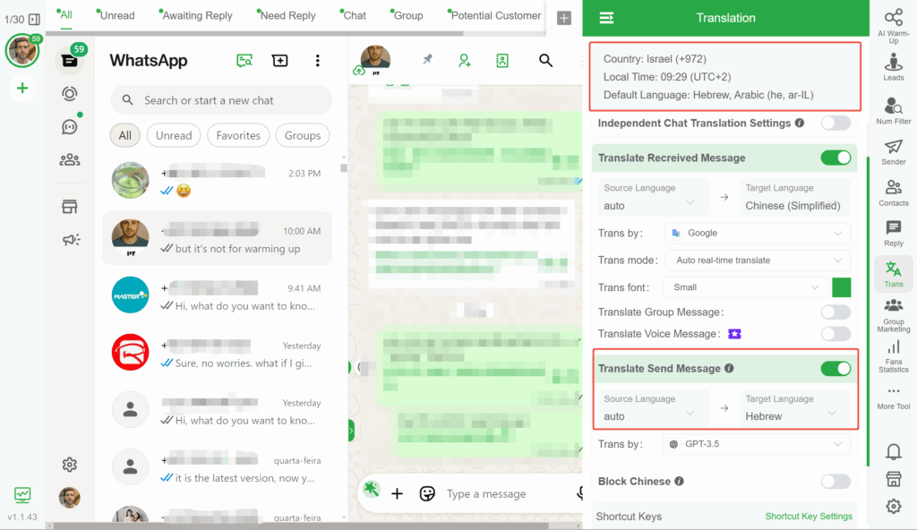 Whatsapp natural language processing