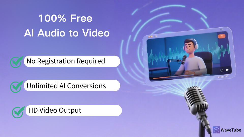 Convert Audio to Video in 3 Steps with Wavetube