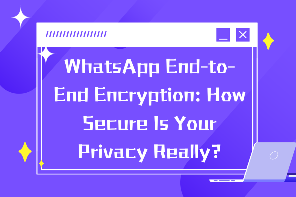 Illustration of the end-to-end encryption theme