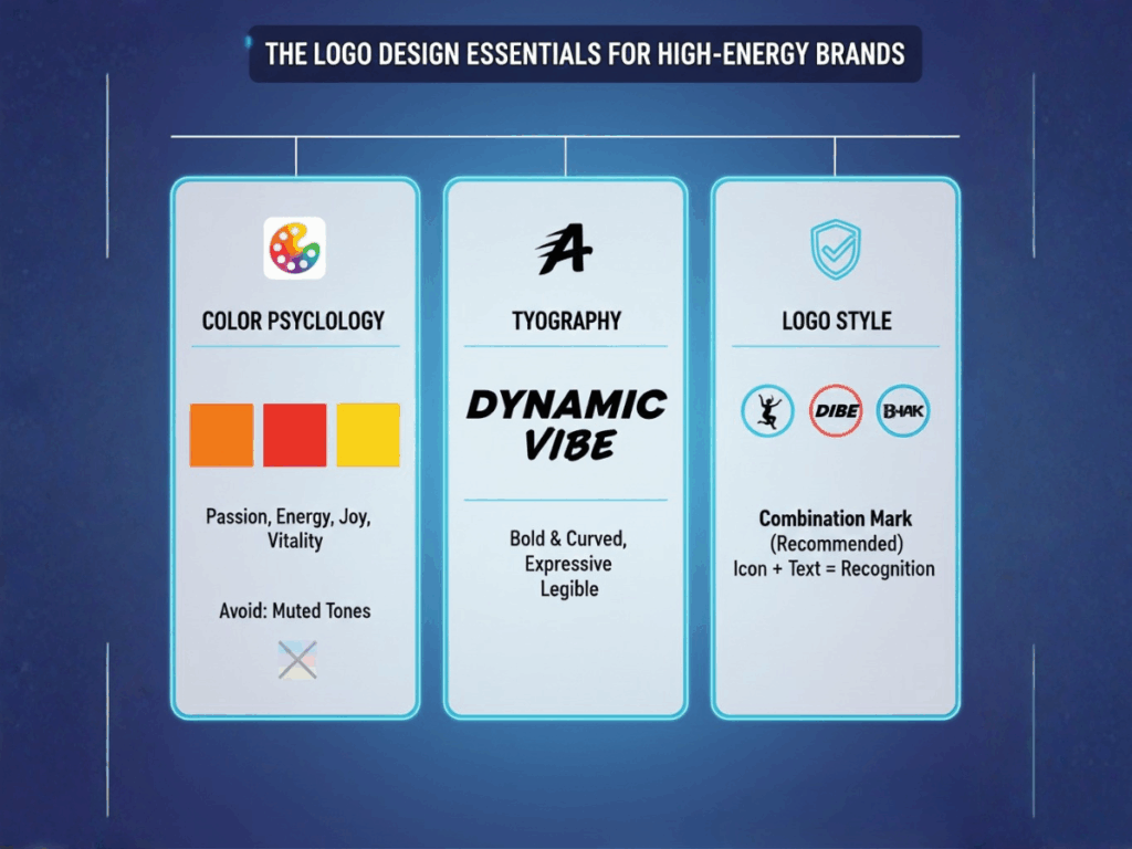 Fitness Logo Design Essentials Infographic