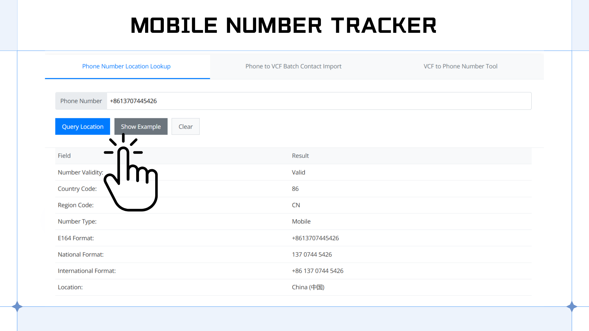 Mobile Number Tracker