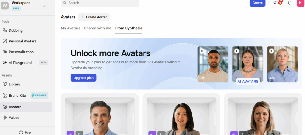 Synthesia – Enterprise-Grade Talking Avatars