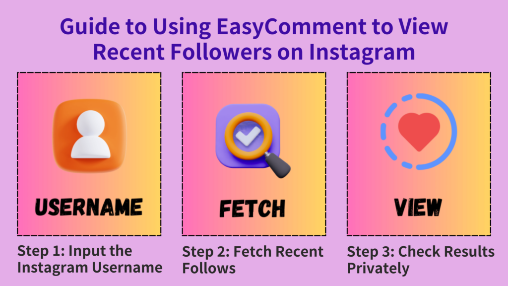 Guide to Using EasyComment to View Recent Followers on Instagram-EasyComment