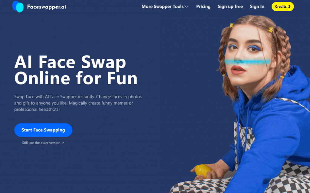 faceswapper AI interface