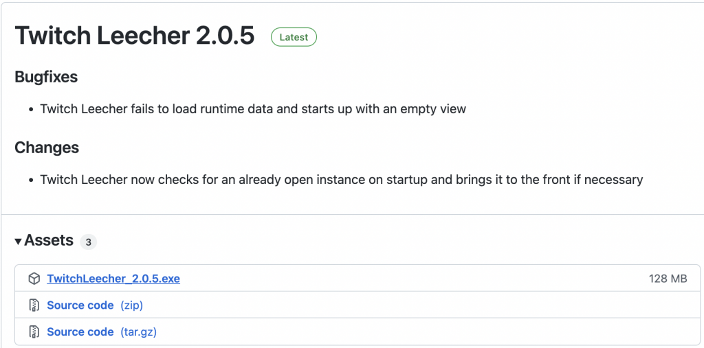 Twitch Leecher on Github