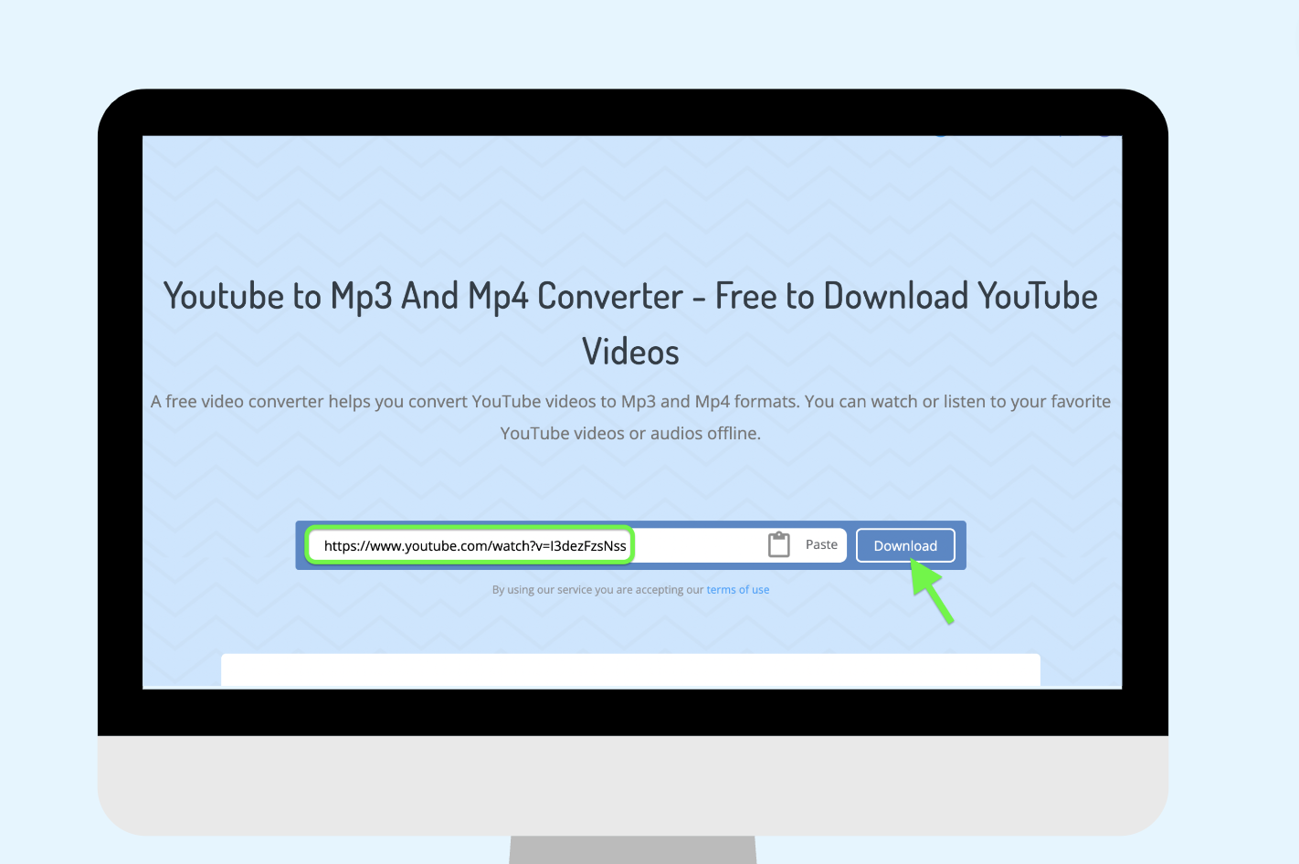 Use Online Downloader to download YouTube video
