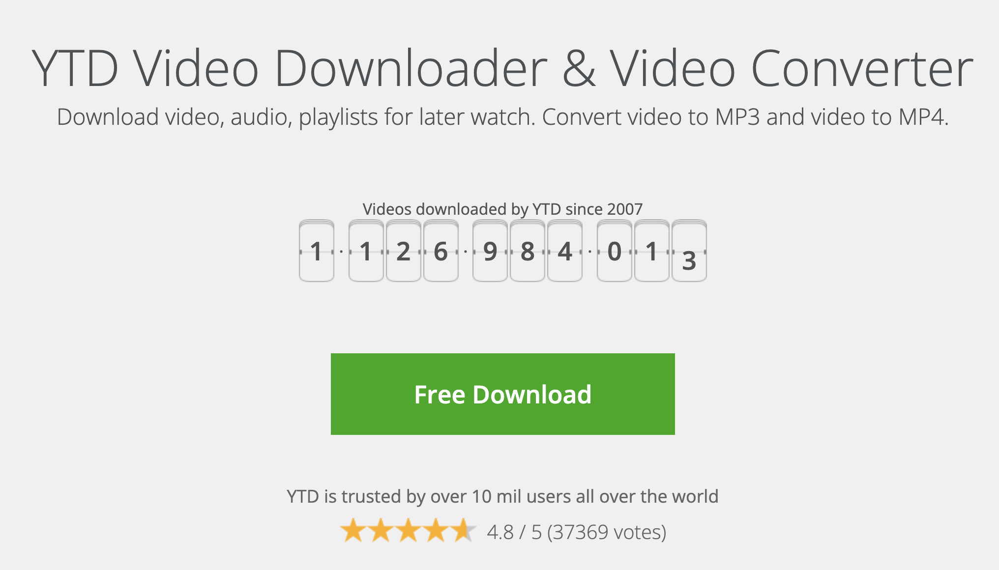 YTD Video Converter