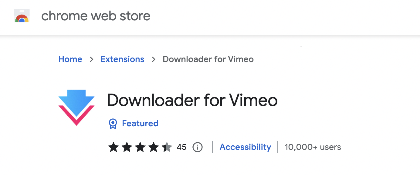 Downloader for Vimeo