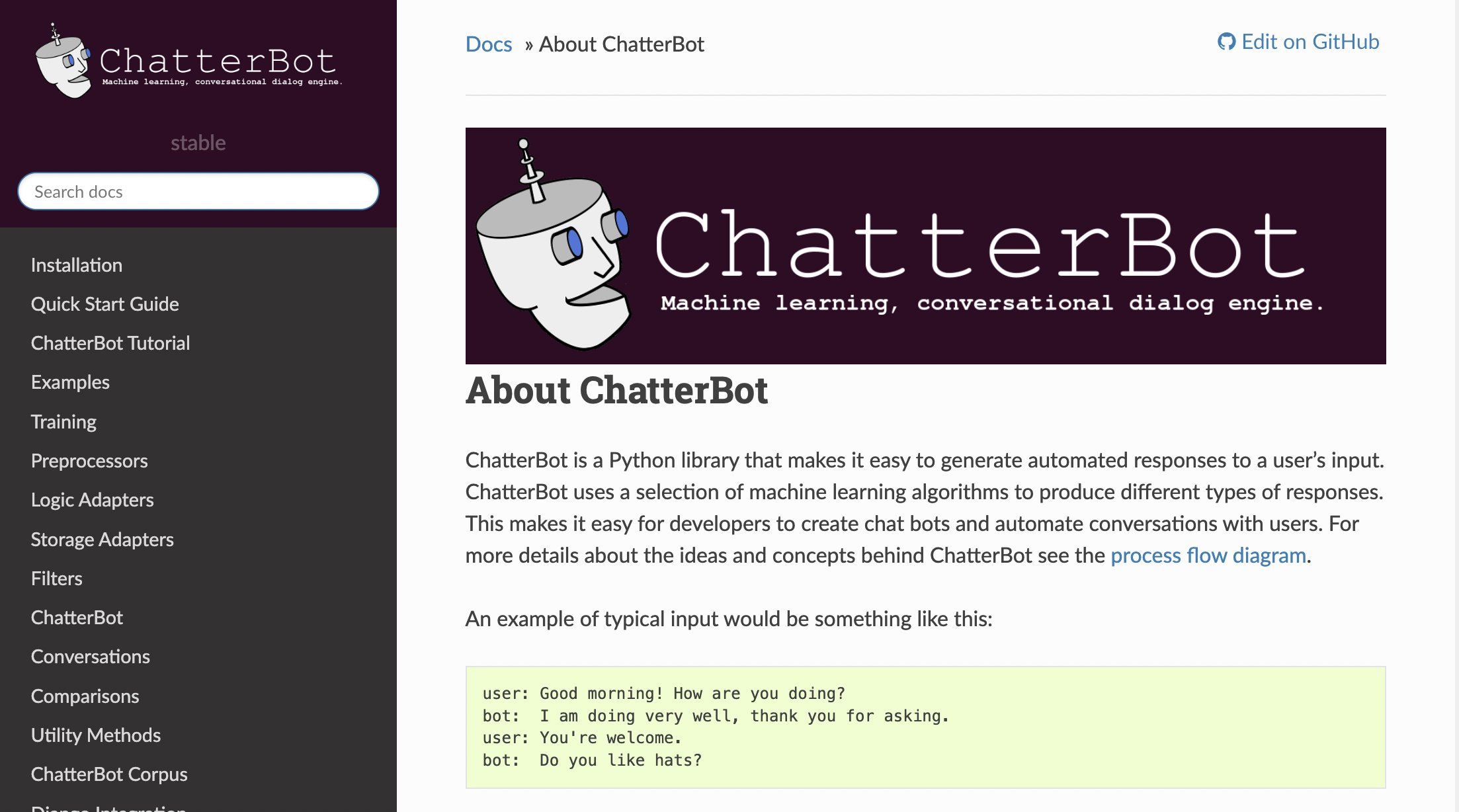 ChatterBot