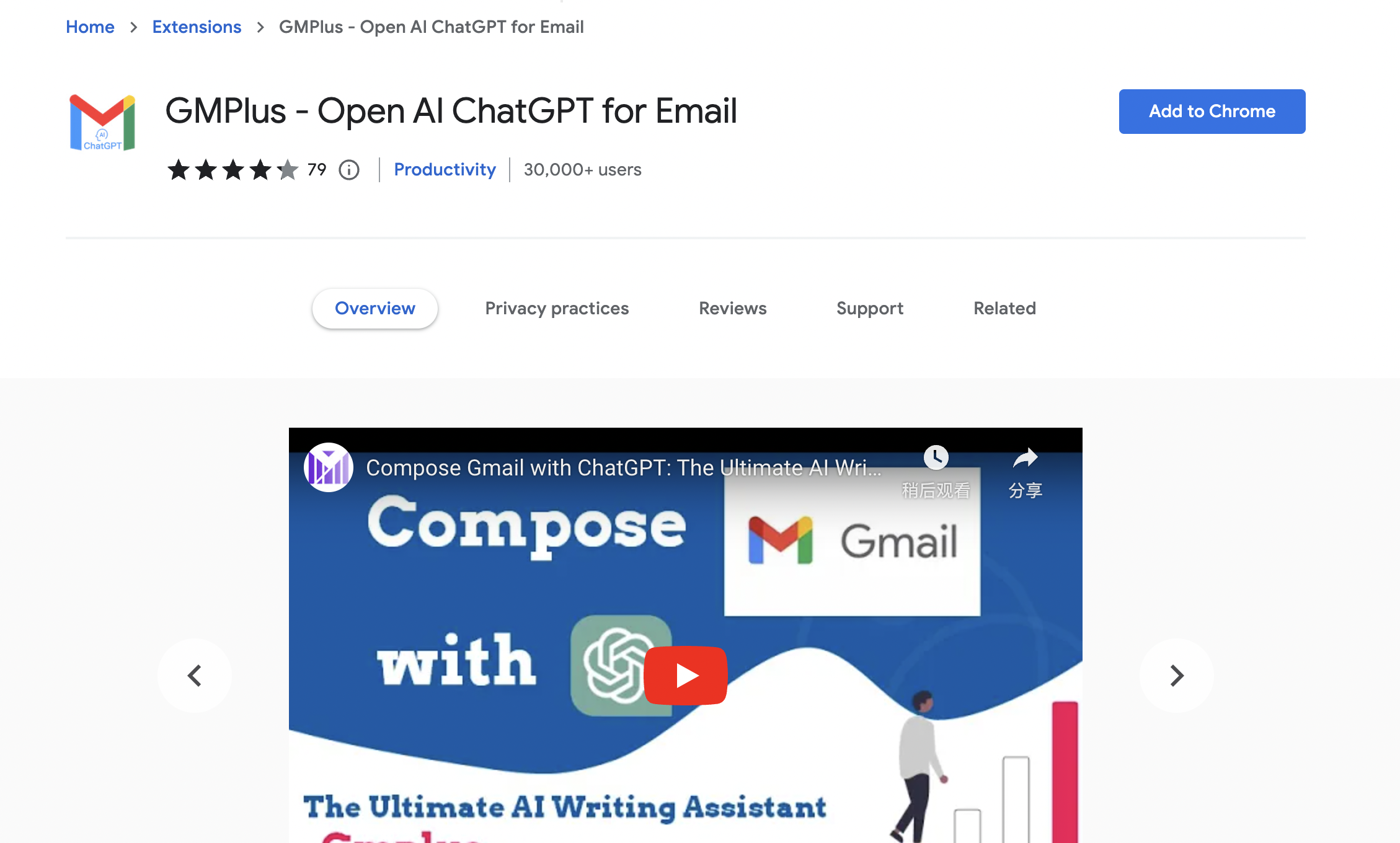 Powerful Chrome extension to generate emails and draft replies: GMPlus