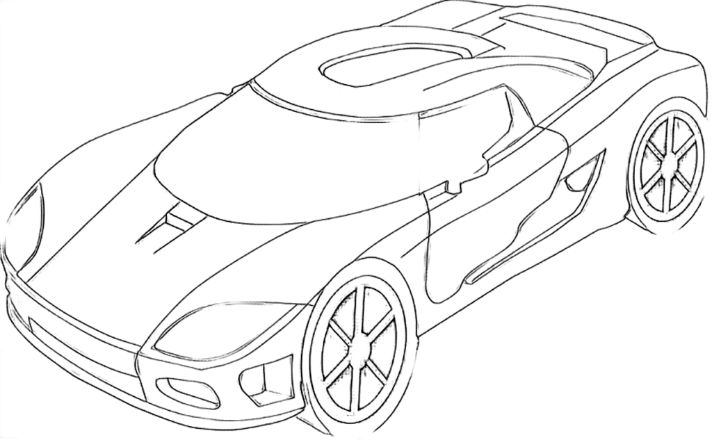Car Coloring Page