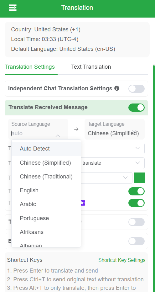 PDF Translator and how WADesk make it during a conversation